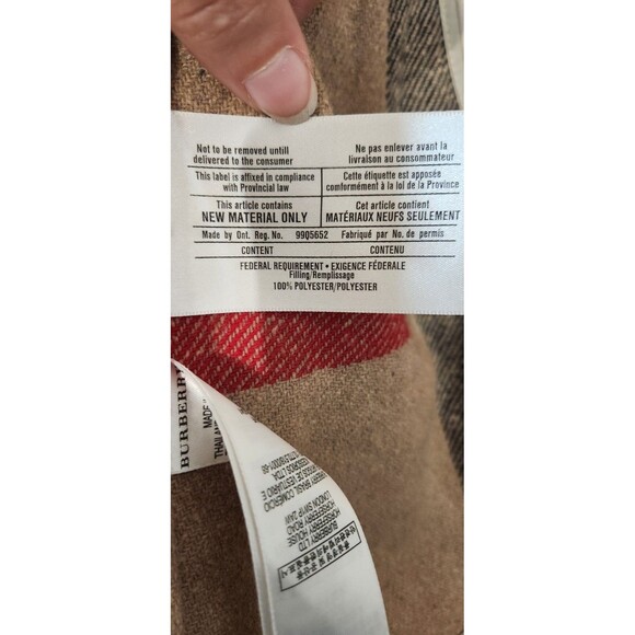 Burberry® Authentic Detachable Hood & Wool Lining Trench/Rain Coat Youth Sz 12Y - Picture 11 of 14